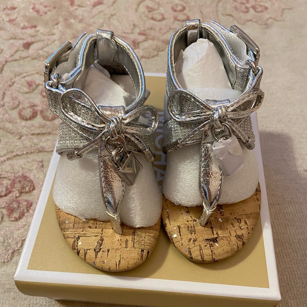 Michael Kors Silver Sandals
